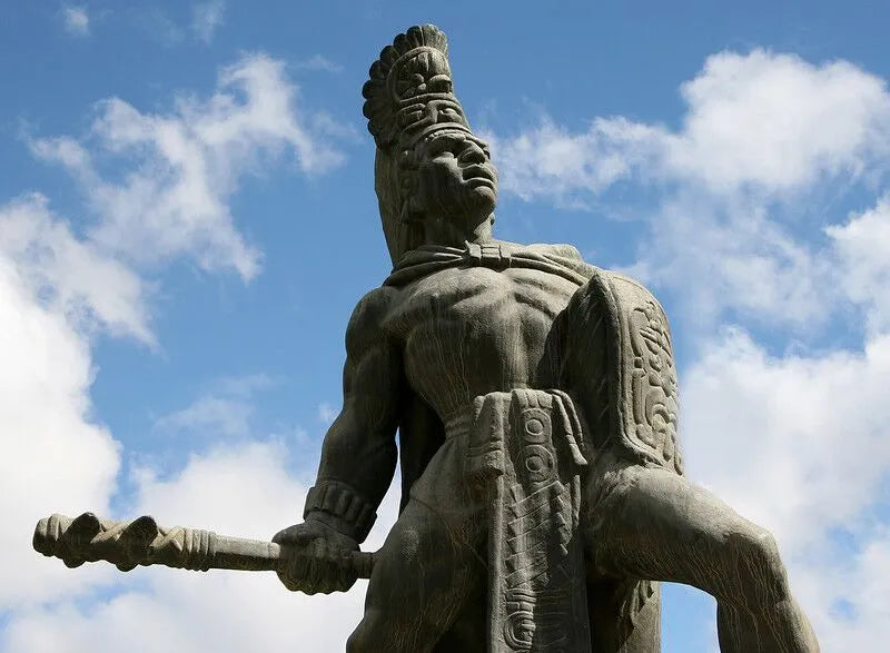 The invasion of the Spaniards in Guatemala