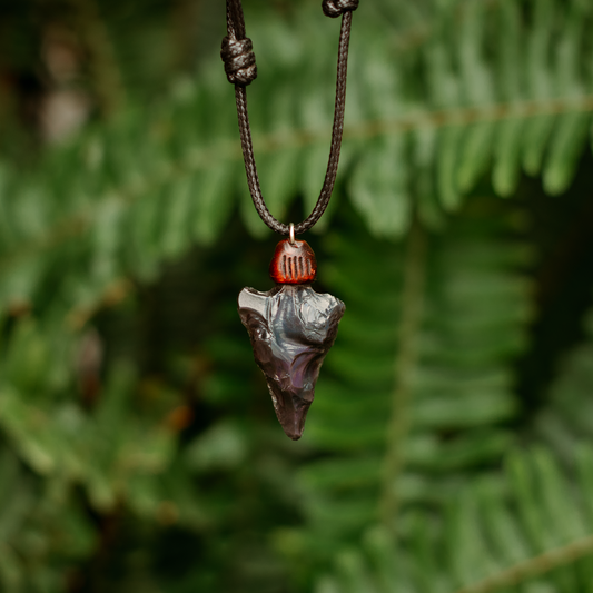 Mayan Obsidian Necklace